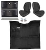 Black Interior Kit w/Low-Back Buckets for 1967-1972 GM C Series Regular Cab Trucks w/o Gas Tank in Cab - image 1