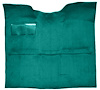Molded Loop Carpet for 1967-1972 GM C Series Regular Cab Trucks w/o Gas Tank in Cab [Mass Backing, Aqua] - image 1