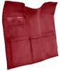 Molded Loop Carpet for 1967-1972 GM C Series Regular Cab Trucks w/o Gas Tank in Cab [Mass Backing, Maroon] - image 2