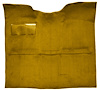 Molded Loop Carpet for 1967-1972 GM C Series Regular Cab Trucks w/o Gas Tank in Cab [Mass Backing, Gold] - image 1
