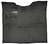 Molded Loop Carpet for 1967-1972 GM C Series Regular Cab Trucks w/o Gas Tank in Cab [Mass Backing, Gunmetal Gray]
