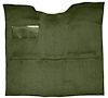Molded Loop Carpet for 1967-1972 GM C Series Regular Cab Trucks w/o Gas Tank in Cab [Mass Backing, Dark Olive Green] - image 1