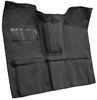 Molded Loop Carpet for 1967-1972 GM K Series Regular Cab Trucks w/Gas Tank in Cab [Jute Backing, Black] - image 2