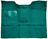 Molded Loop Carpet for 1967-1972 GM K Series Regular Cab Trucks w/Gas Tank in Cab [Mass Backing, Aqua] - image 1