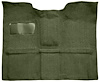 Molded Loop Carpet for 1967-1972 GM K Series Regular Cab Trucks w/Gas Tank in Cab [Mass Backing, Dark Olive Green] - image 1