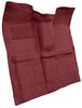 Molded Loop Carpet for 1967-1972 GM K Series Regular Cab Trucks w/o Gas Tank in Cab [Jute Backing, Maroon] - image 2