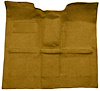 Molded Loop Carpet for 1967-1972 GM K Series Regular Cab Trucks w/o Gas Tank in Cab [Jute Backing, Gold] - image 1