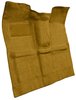 Molded Loop Carpet for 1967-1972 GM K Series Regular Cab Trucks w/o Gas Tank in Cab [Jute Backing, Gold] - image 2
