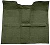 Molded Loop Carpet for 1967-1972 GM K Series Regular Cab Trucks w/o Gas Tank in Cab [Jute Backing, Dark Olive Green] - image 1