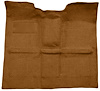 Molded Loop Carpet for 1967-1972 GM K Series Regular Cab Trucks w/o Gas Tank in Cab [Mass Backing, Dark Saddle] - image 1