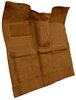 Molded Loop Carpet for 1967-1972 GM K Series Regular Cab Trucks w/o Gas Tank in Cab [Mass Backing, Dark Saddle] - image 2