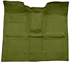 Molded Loop Carpet for 1967-1972 GM K Series Regular Cab Trucks w/o Gas Tank in Cab [Mass Backing, Moss Green] - image 1