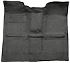 Molded Loop Carpet for 1967-1972 GM K Series Regular Cab Trucks w/o Gas Tank in Cab [Mass Backing, Gunmetal Gray] - image 1