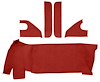 Molded Loop Accessory Carpet for 1967-1972 GM Trucks [Red] - image 1