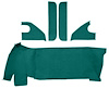 Molded Loop Accessory Carpet for 1967-1972 GM Trucks [Aqua] - image 1