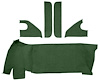 Molded Loop Accessory Carpet for 1967-1972 GM Trucks [Dark Green] - image 1