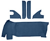 Molded Loop Accessory Carpet for 1967-1972 GM Trucks [Medium Blue] - image 1