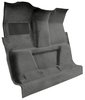 Molded Loop Carpet for 1973 GM C Series Regular Cab Trucks w/TH350 or 3-Speed Manual [OE-Style Jute Backing, Gunmetal Gray] - image 2