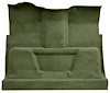 Molded Loop Carpet for 1973 GM C Series Regular Cab Truck w/TH350 or 3-Speed Manual [OE-Style Jute Backing, Dark Olive Green] - image 1