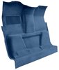 Molded Loop Carpet for 1973 GM C Series Regular Cab Trucks w/TH350 or 3-Speed Manual [Mass Backing, Medium Blue] - image 2