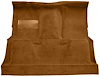 Molded Loop Carpet for 1973 GM C Series Regular Cab Trucks w/TH400 [Mass Backing, Dark Saddle] - image 1