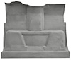 Molded Cut Pile Carpet for 1974 GM C Series Regular Cab Trucks w/TH350 or 3-Speed Manual [OE Jute Backing Dark Gray] - image 1