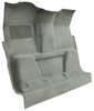 Molded Cut Pile Carpet for 1974 GM C Series Regular Cab Trucks w/TH350 or 3-Speed Manual [OE-Style Jute Backing, Silver] - image 2