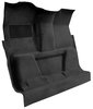 Molded Cut Pile Carpet for 1974 GM C Series Regular Cab Trucks w/TH350 or 3-Speed Manual [Mass Backing, Black] - image 2