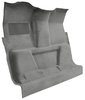 Molded Cut Pile Carpet for 1974 GM C Series Regular Cab Trucks w/TH400 [OE-Style Jute Backing, Dark Gray] - image 2