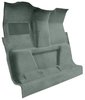 Molded Cut Pile Carpet for 1974 GM C Series Regular Cab Trucks w/TH400 [OE-Style Jute Backing, Dove Gray] - image 2