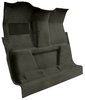 Molded Cut Pile Carpet for 1974 GM C Series Regular Cab Trucks w/TH400 [OE-Style Jute Backing, Charcoal] - image 2