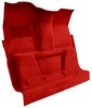 Molded Cut Pile Carpet for 1974 GM C Series Regular Cab Trucks w/TH400 [Mass Backing, Dark Red/Carmine] - image 2