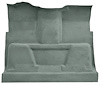 Molded Cut Pile Carpet for 1974 GM C Series Regular Cab Trucks w/4-Speed [OE-Style Jute Backing, Dove Gray] - image 1