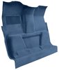 Molded Cut Pile Carpet for 1975-1980 GM C Series Regular Cab Trucks w/TH350 or 3-Speed Manual [Mass Backing, Blue] - image 2