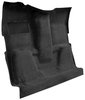 Molded Cut Pile Carpet for 1975-1980 GM C Series Regular Cab Trucks w/TH400 [OE-Style Jute Backing, Black] - image 2