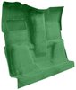 Molded Cut Pile Carpet for 1975-1980 GM C Series Regular Cab Trucks w/TH400 [Mass Backing, Light Jade Green] - image 2