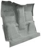 Molded Cut Pile Carpet for 1975-1980 GM C Series Regular Cab Trucks w/TH400 [Mass Backing, Dove Gray] - image 2