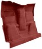 Molded Cut Pile Carpet for 1975-1980 GM C Series Regular Cab Trucks w/TH400 [Mass Backing, Oxblood] - image 2