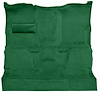 Molded Cut Pile Carpet for 1981-1987 GM C/R Series Trucks w/Automatic or 3-Speed [Column Shift, Jute Backing, Light Jade Green] - image 1
