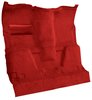 Molded Cut Pile Carpet for 1981-1987 GM C/R Series Trucks w/Automatic or 3-Speed [Column Shift, Jute Backing, Dark Red/Carmine] - image 2