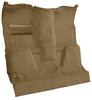 Molded Cut Pile Carpet for 1981-1987 GM C/R Series Trucks w/Automatic or 3-Speed [Column Shift, Mass Backing, Medium Doeskin] - image 2