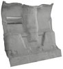 Molded Cut Pile Carpet for 1981-1987 GM C/R Series Trucks w/Automatic or 3-Speed [Column Shift, Mass Backing, Silver] - image 2