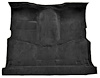 Molded Cut Pile Carpet for 1981-1986 GM C Series Regular Cab Trucks w/4-Speed Manual [Jute Backing, Black] - image 1