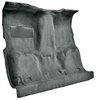 Molded Cut Pile Carpet for 1981-1986 GM C Series Regular Cab Trucks w/4-Speed Manual [Jute Backing, Dove Gray] - image 2
