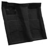 Molded Loop Carpet for 1967-1969 Chevrolet Camaro, Pontiac Firebird [OE-Style Jute Backing, 1-Piece, Black] - image 2