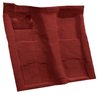 Molded Loop Carpet for 1967-1969 Chevrolet Camaro, Pontiac Firebird [OE-Style Jute Backing, 1-Piece, Red] - image 2