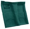 Molded Loop Carpet for 1967-1969 Chevrolet Camaro, Pontiac Firebird [OE-Style Jute Backing, 1-Piece, Aqua] - image 2