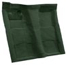 Molded Loop Carpet for 1967-1969 Chevrolet Camaro, Pontiac Firebird [OE-Style Jute Backing, 1-Piece, Dark Green] - image 2