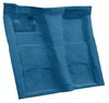 Molded Loop Carpet for 1967-1969 Chevrolet Camaro, Pontiac Firebird [OE-Style Jute Backing, 1-Piece, Bright Blue] - image 2