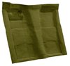 Molded Loop Carpet for 1967-1969 Chevrolet Camaro, Pontiac Firebird [OE-Style Jute Backing, 1-Piece, Ivy Gold] - image 2